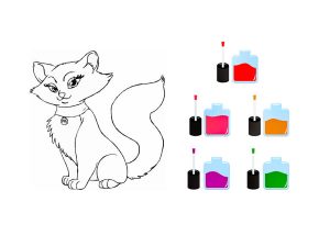 キャラクターとネイルカラー