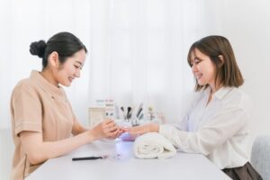 ネイルの施術